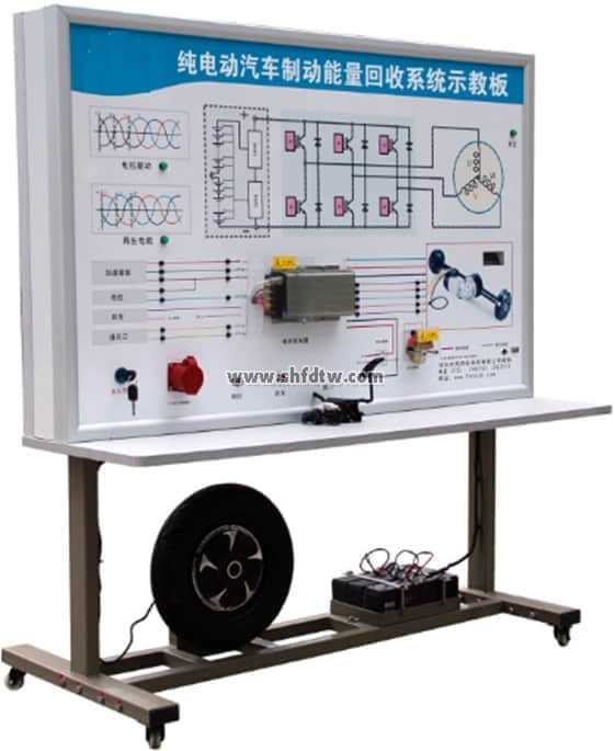 純電動汽車制動能量回收系統(tǒng)示教板