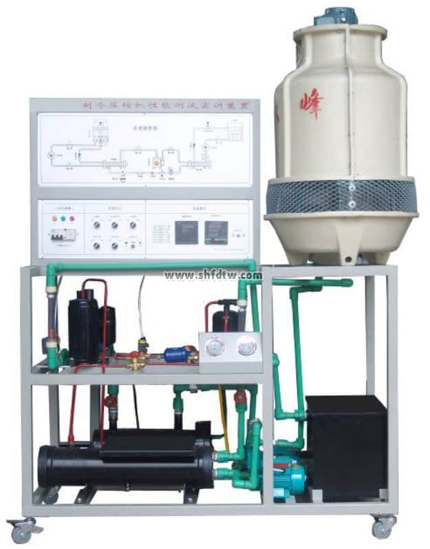 制冷壓縮機性能測試實訓裝置