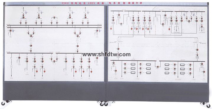 智能35KV變電站及10KV供配電系統(tǒng)倒閘操作實訓(xùn)裝置